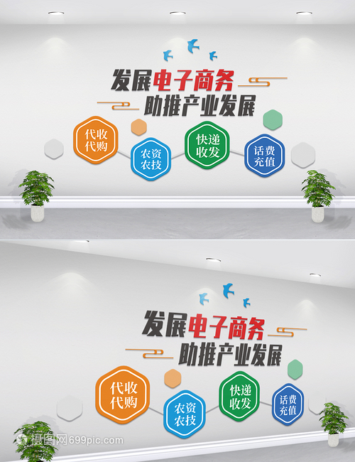 農(nóng)村電商文化墻與計算機(jī)技術(shù)的融合